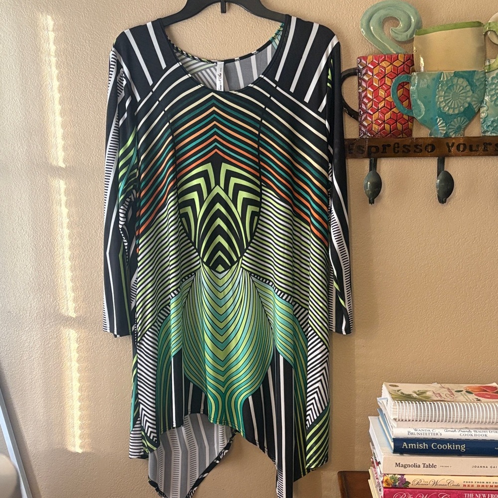 Chic Multicolor Women's Tunic